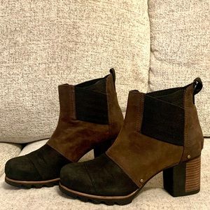 Black/Brown Sorel Addington Waterproof Chelsea Boots, 8